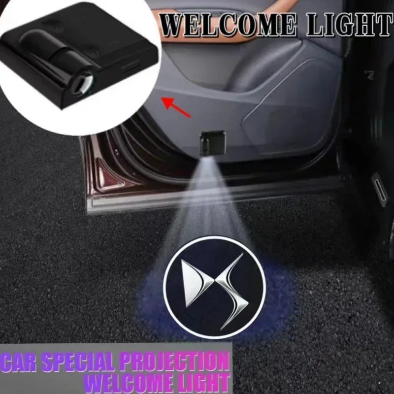 

Car Door Emblem Light Welcome Logo Lamps Wireless Laser Projector Auto Decoration LED for DS DS3 DS7 DS5 DS4 DS6 DS5 Car Goods