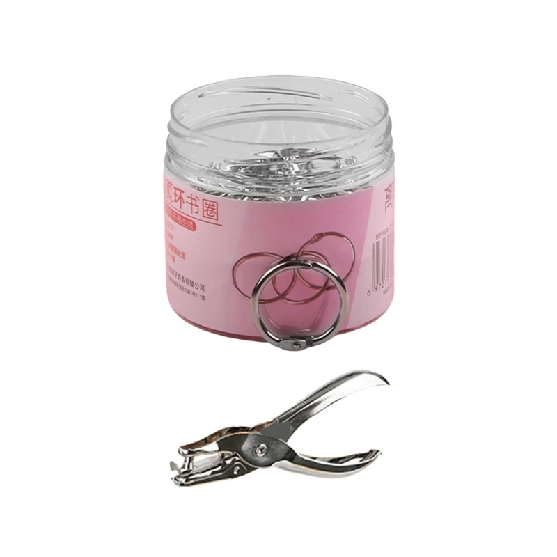 30/50 قطعة فضفاضة ورقة الموثق خواتم المفاتيح خواتم دراسة كتاب حلقة DIY بها بنفسك ألبوم سكرابوكينغ فلاش بطاقة مؤشر بطاقة دروبشيب