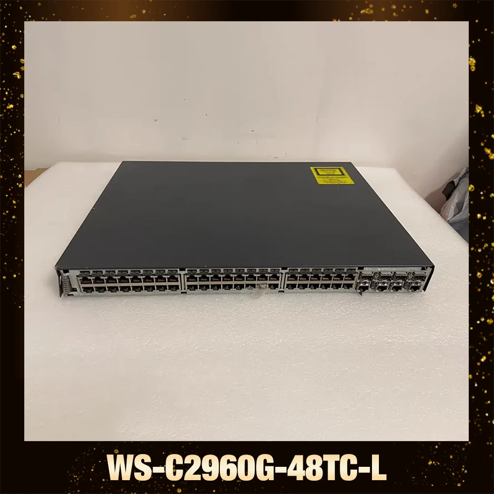 For CISCO WS-C2960G-48TC-L 48 Port Full Gigabit 4SFP Network Management Enterprise Switch