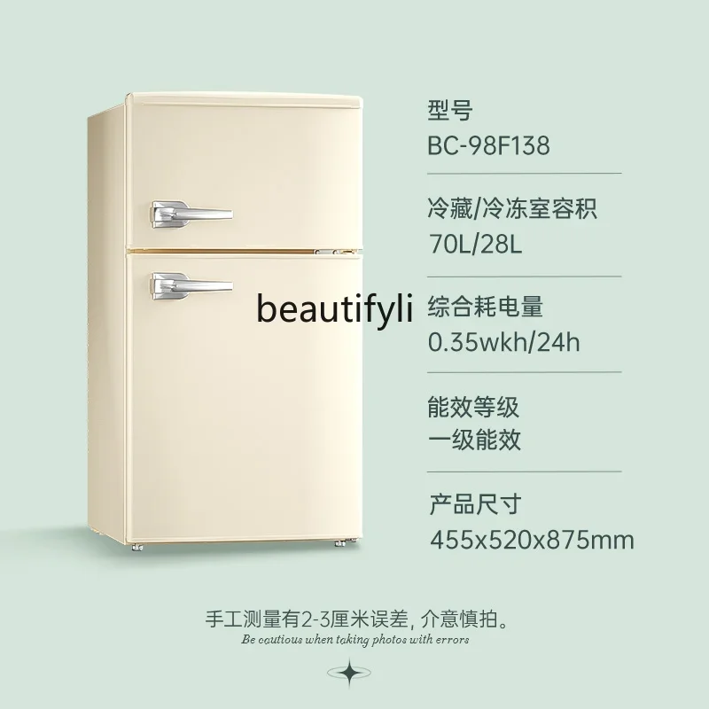 A61 من الدرجة الأولى الموفرة للطاقة المنزلية الصغيرة عنبر التبريد الموفرة للطاقة والتجميد باب واحد ومزدوج الرجعية #6