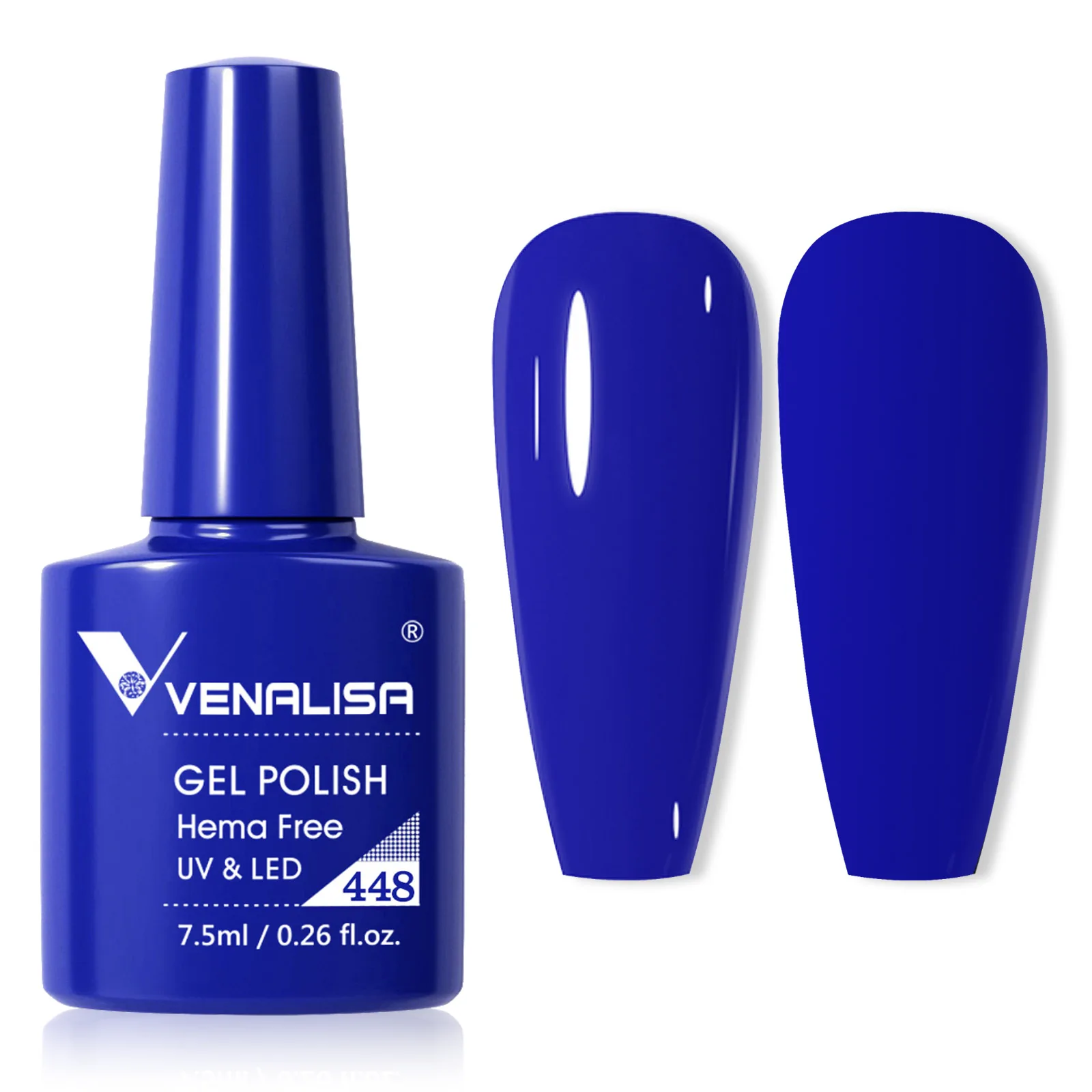 VENALISA Nail Gel Polish 7.5ml TPO/HEMA FREE Christmas Red Sparkle Sequin  Color Gel Semi Permanent Soak Off UV LED Gel Polish