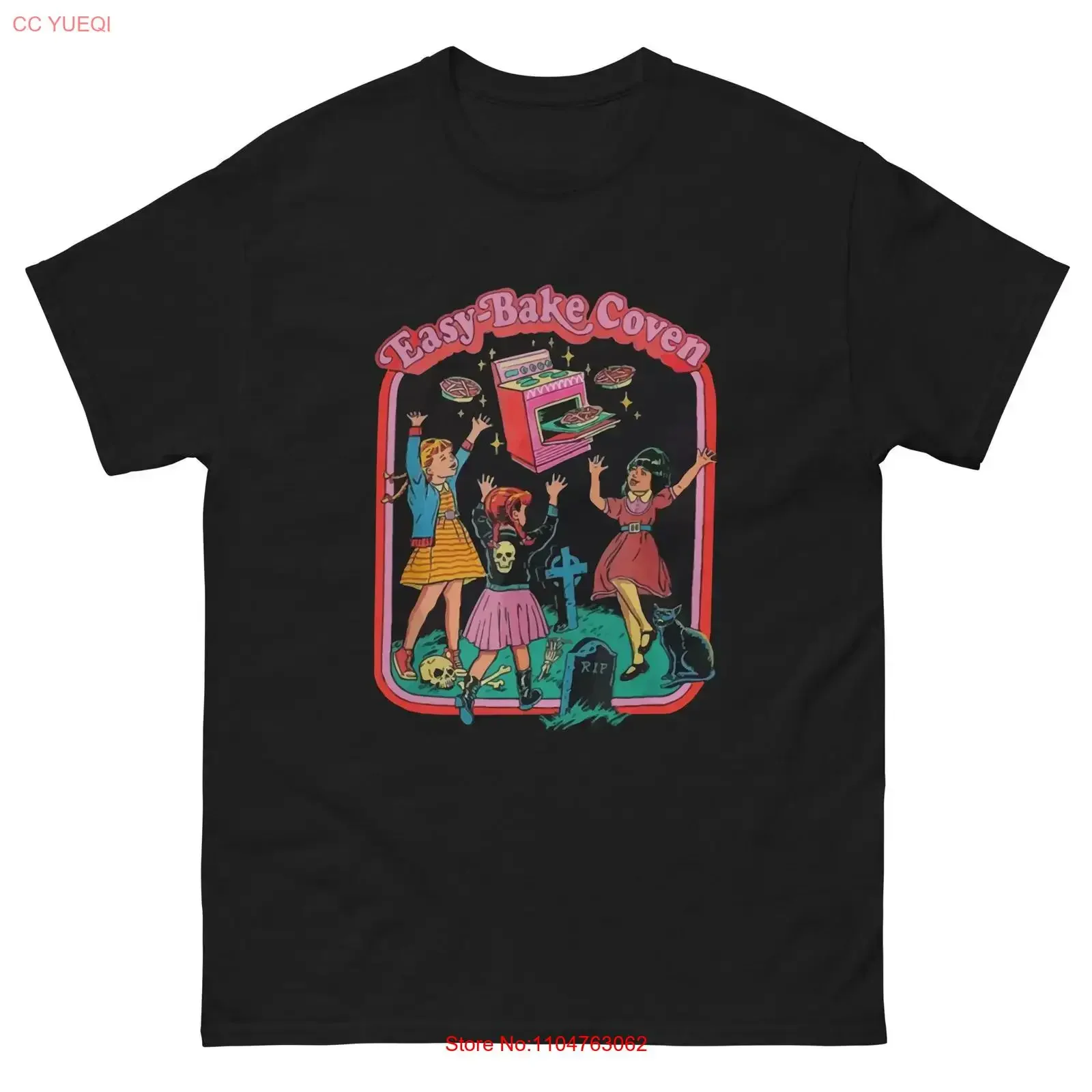 Easy Bake Coven T Shirt Creepy Co Steven Rhodes vintage Washed fashion Soft Comfortable Stretched designer clothes