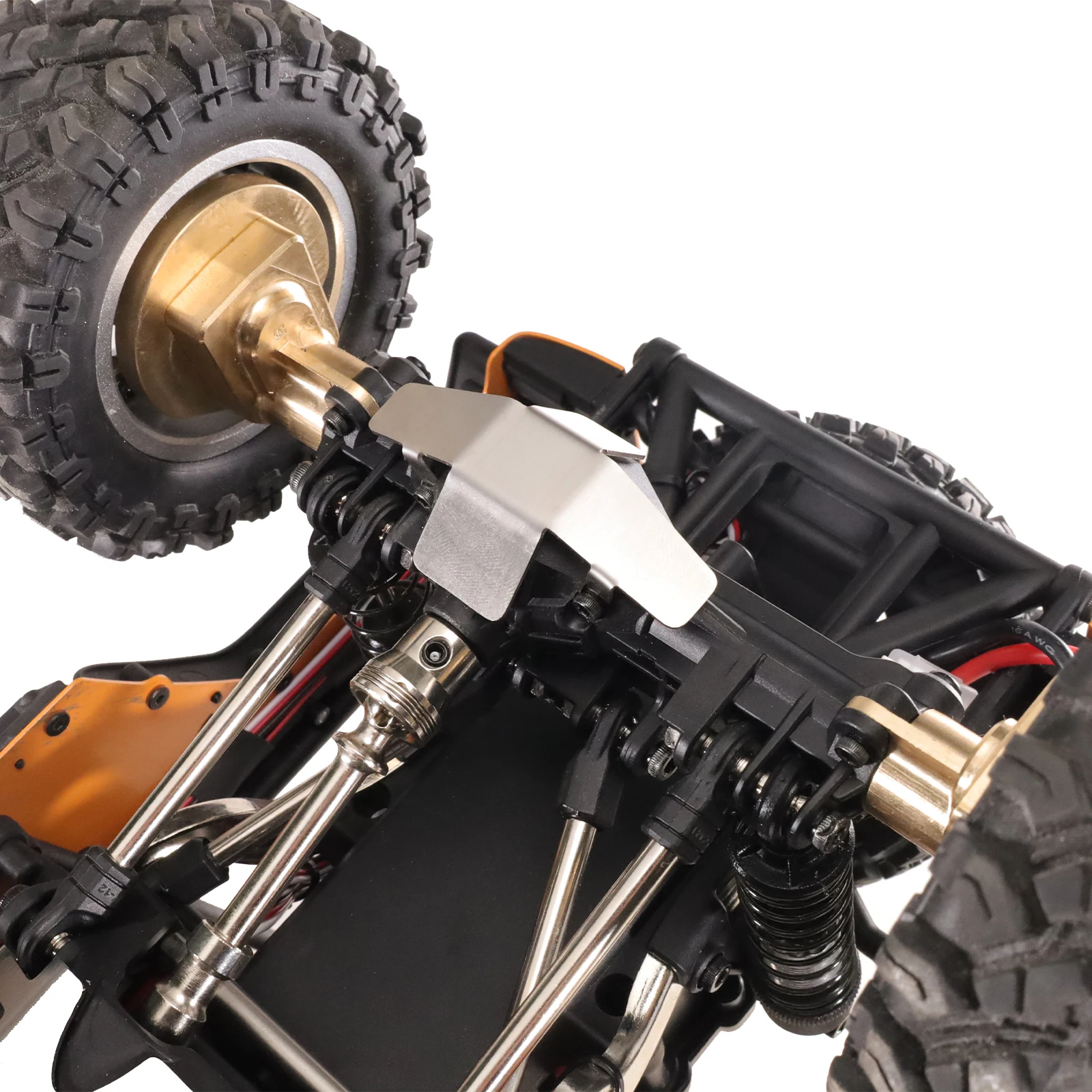 1 Set 304 Chassis Armor For MJX HYPER GO 1/12 H12Y H12Y+Remote Control Car Upgrade Accessories Non Destructive Installation