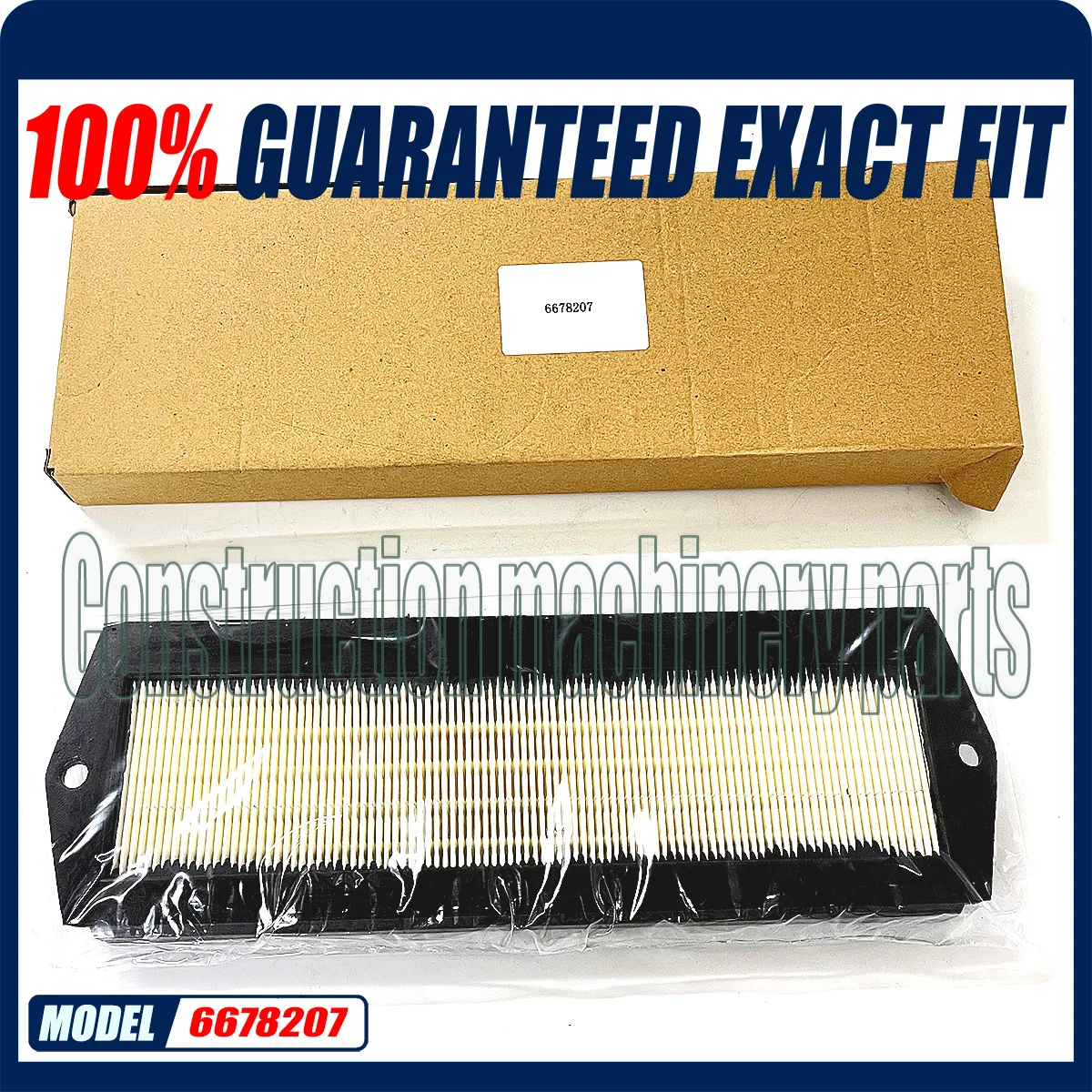 

6678207 For Bobcat Cabin Air Filter 751 763 763 773 863 864 873 883 963 Skid Steer