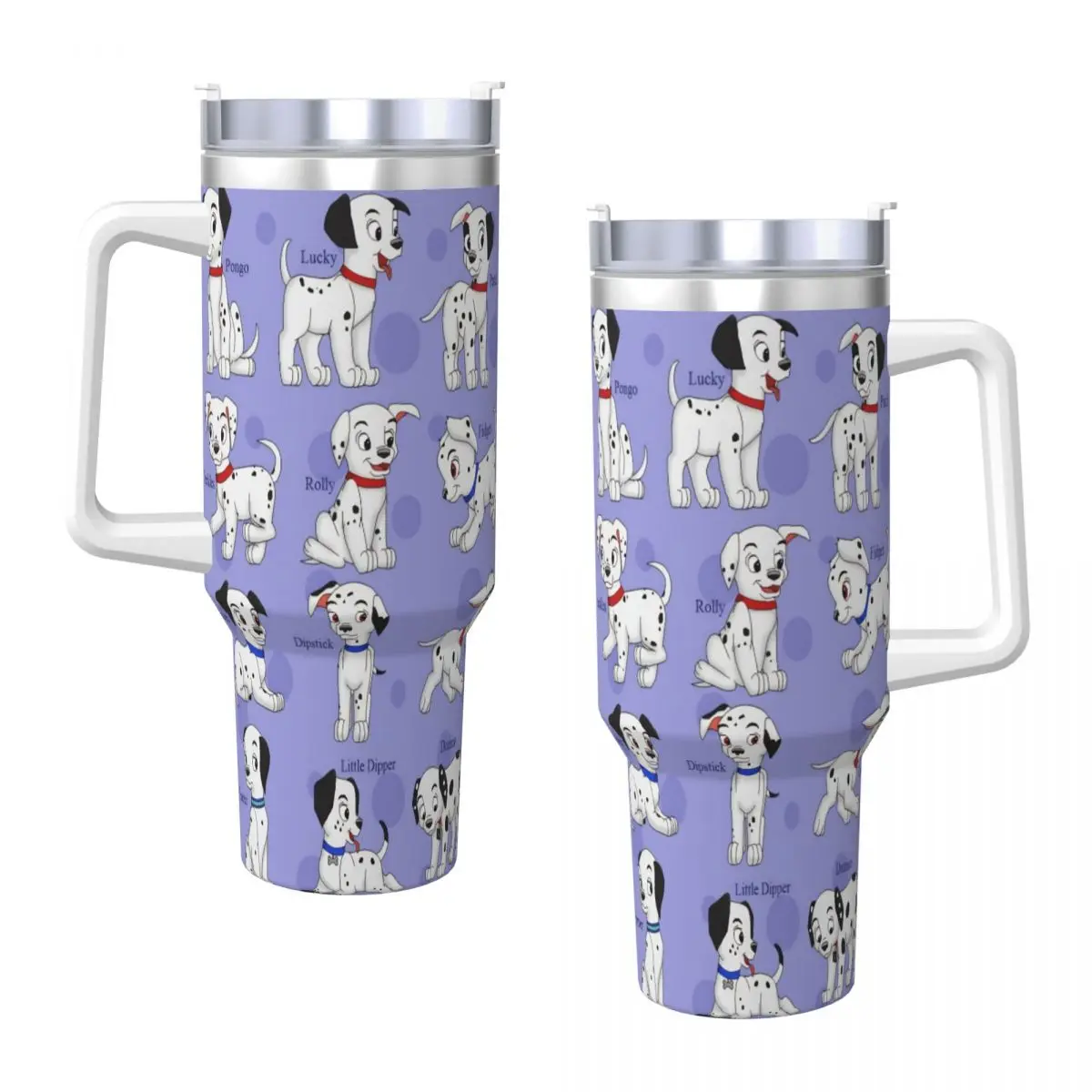 

101, далматинский стакан из нержавеющей стали, термочашки с соломинкой и крышкой, большие автомобильные кружки, бутылка для горячих напитков, воды