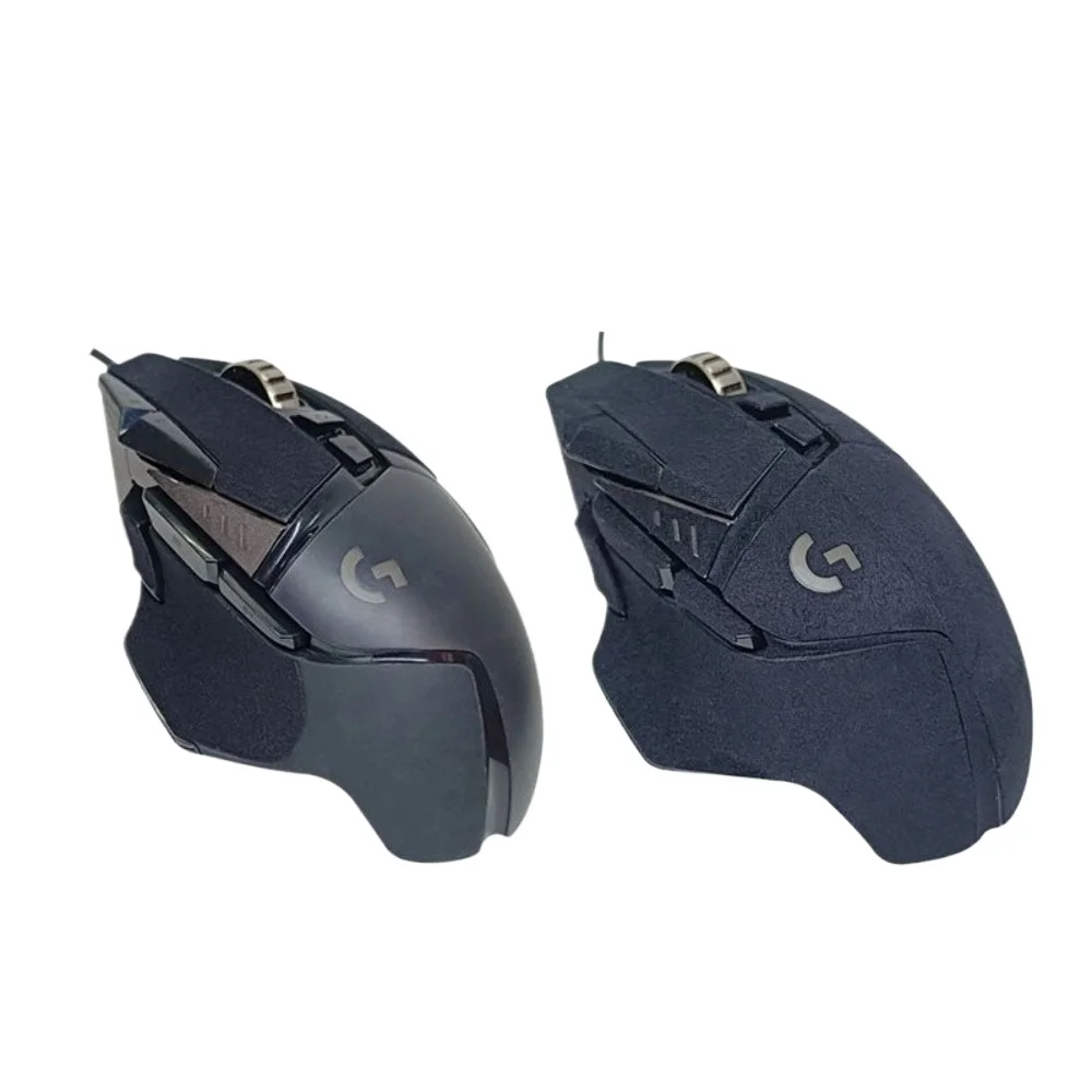 2 Sets DIY G502 RGB/Hero Wired Wireless Version Mouse Sticker XPlus Microfiber Suede Sweatproof And Anti Slip Sticker