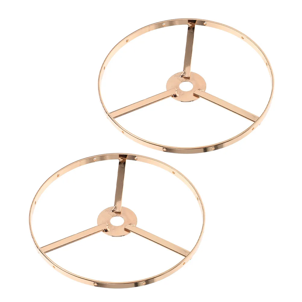 

Комплект из 2 винтажных каркасов для абажуров из железной проволоки, держатели для самостоятельного изготовления абажуров, аксессуары для настольных светильников, проволочные каркасы для абажуров