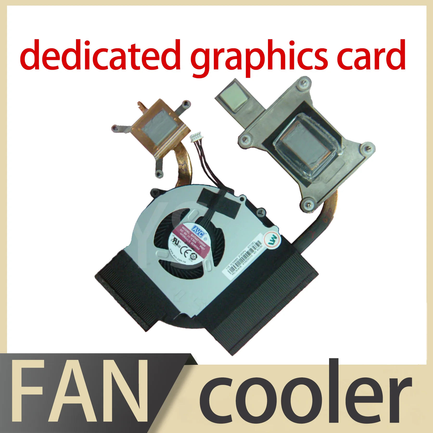 Suitable for Lenovo ThinkPad E431 E531 E440 E540 Fan cooling module dedicated graphics card