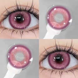 AMARA 1 Pair Pink Lenses for Eyes Cosplay Color Contacts Anime Colored Lens Pink Pupils Y2K Halloween Lenses for Eyes