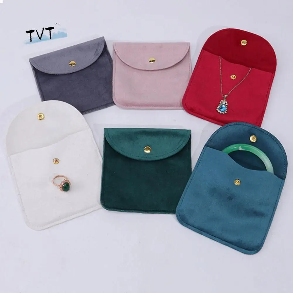 

5Pcs Velvet Jewelry Packing Bag Rings Necklace Large Capacity Jewelry Storage Case Organizer Bracelet Earrings Jewelry Holder