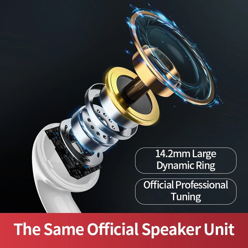 Original RUIZU TWS Touch Control Wireless Bluetooth 5.0 Headphones Sport Earbuds Music Headset For iphone Xiaomi phones Earphone
