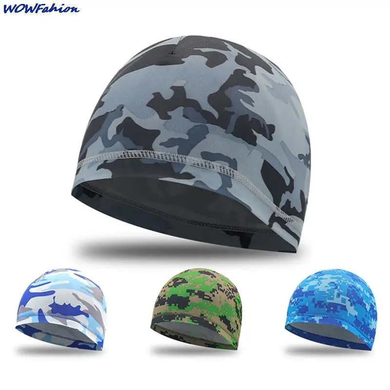 Camouflage Cycling Cap Quick-drying Ice Silk Sunscreen Breathable Anti-Sweat Summer Unisex Bicycle Helmets Lined with Inner Bile