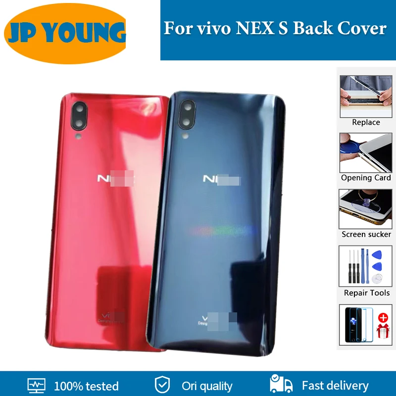 

Original Back Cover For vivo NEX S Back Battery Cover Rear Case Housing Door Replacement Parts For vivo NEX S 1805 Back Case