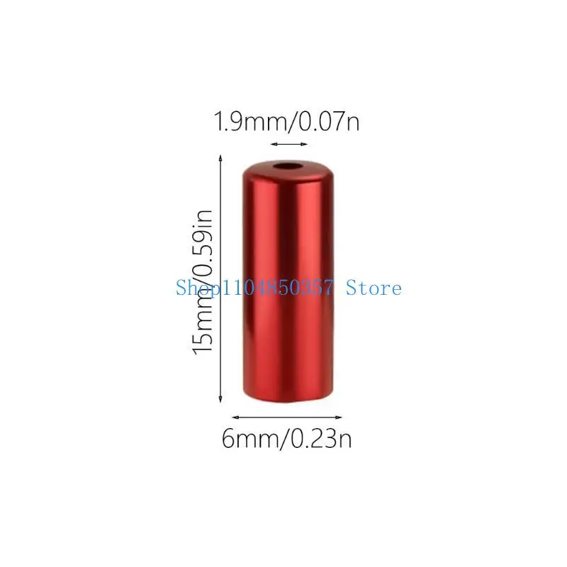 

652F Bicycles Brake Cable Wire Tip Caps Colorful Housing Ferrule End Caps for Bikes Derailleur Shifts and Brake Wire Cables
