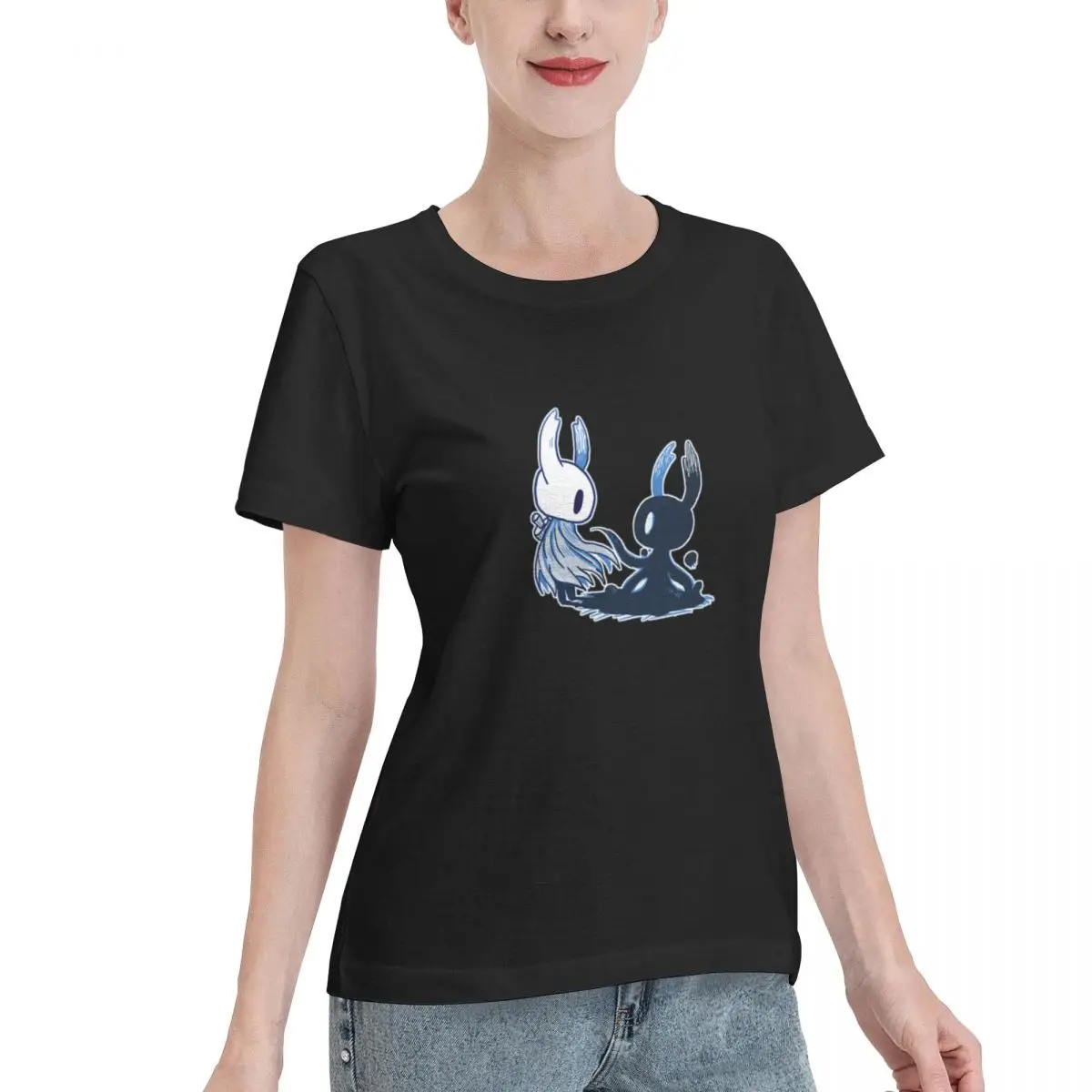 Value Pack Hollow Knight Shade Women's T-shirt Retro Summer Women Top