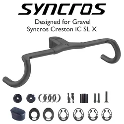 Syncros Creston Ic Sl T1000 Carbon Full Internal Cable Routing Road Bicycle Integrated Gravel Cockpit Di2 Gravel Handlebar