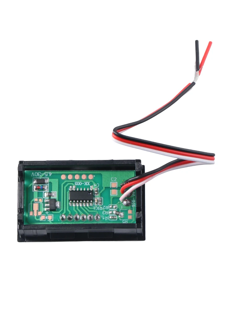 DC 0-30V 3-draads LED digitaal displaypaneel voltmeter spanning voltmeter automotor
