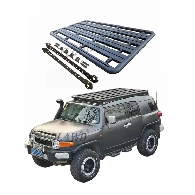 4x4 Aluminum Alloy Universal Flat Roof Rack For Packing Luggage