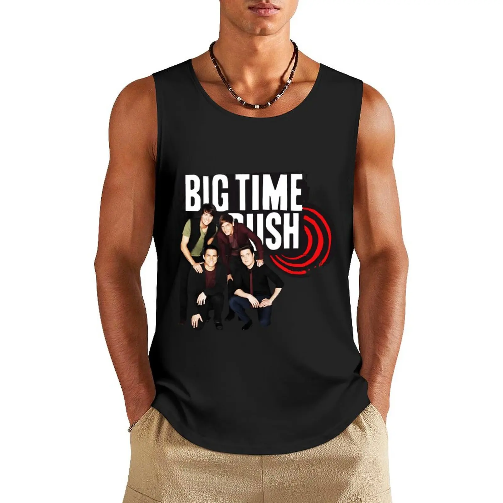 

Music Vintage Band Tour Logo Tank Top gym accessories men gym clothes man fitness Sleeveless men