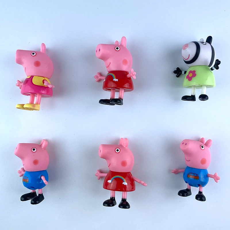 Pepa Pig toys Children\'s Action Figure George Anime Cartoon Toy Anime Party Toys Children\'s Birthday Gifts