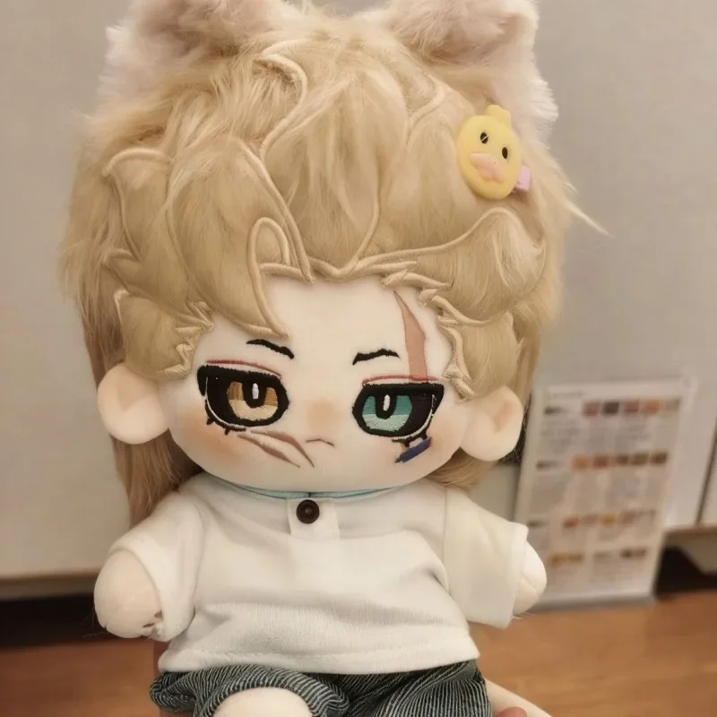 Muñeco  Peluche  20 cm l Anime Intity V, Personaje Cueist, Kawaii, con Esqueleto, Figura  Marcus, Juguete DIY Fans