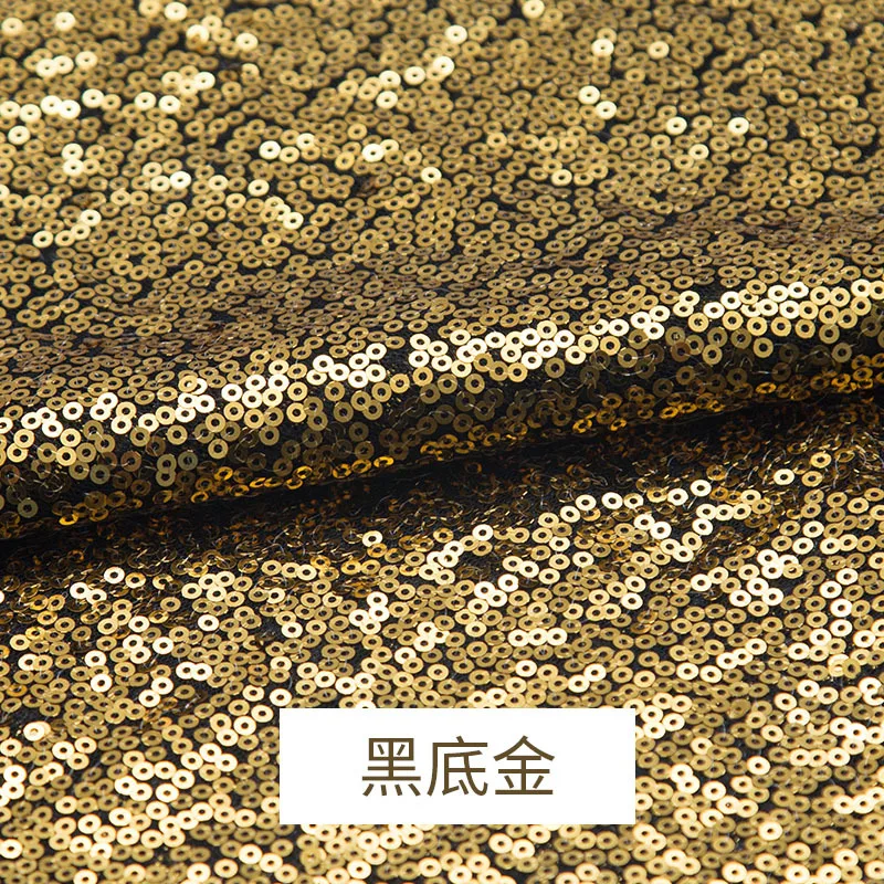 1/2/3/4/5M Sequins Clothing Fabrics By Meter Tablecloth Background Decoration Wedding Gauze Cloth Party Dresses  Sewing Material