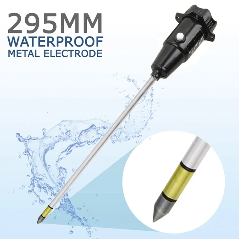Umidade do Medidor PH Higrômetro Flor Acidez Temperatura Medida Ferramenta jardim