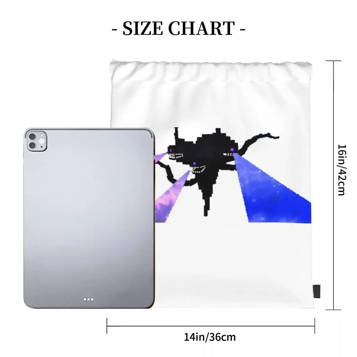 Galaxy Wither Storm Backpacks Fashion Portable Drawstring Bags Drawstring Bundle Pocket Sundries Bag BookBag Man Woman School