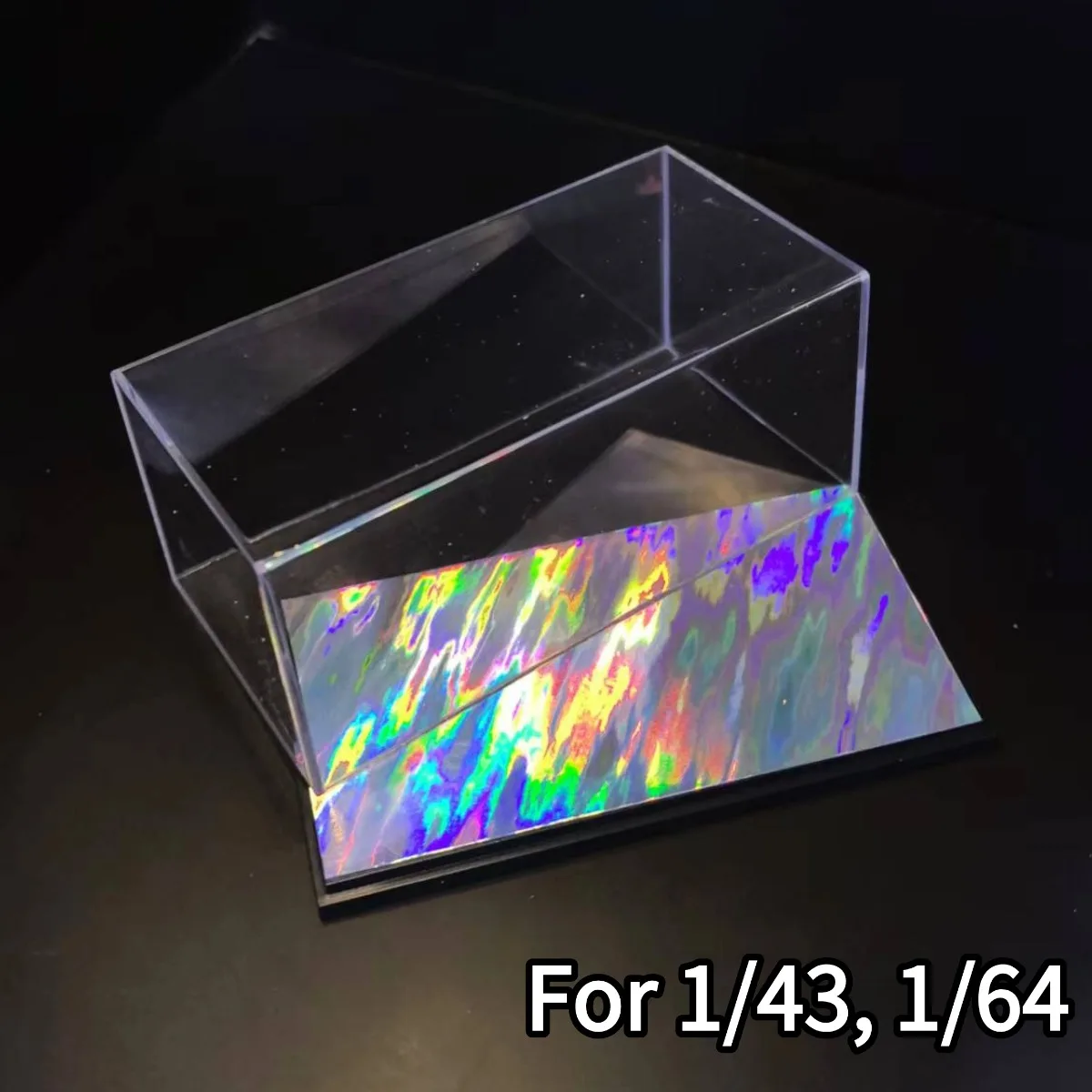 

Акриловая витрина 5,8 "x2,8" для масштаба 1:43, 1:64 1:87, модель автомобиля, коллекционный футляр для хранения, фигурка, миниатюрное здание «сделай сам», диорама