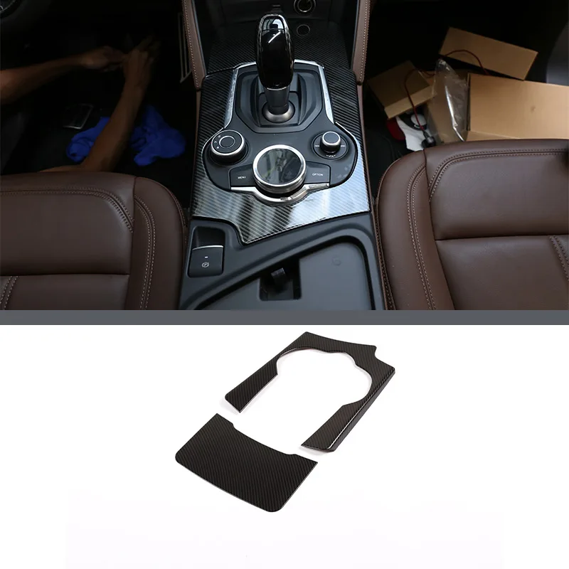 Abs Koolstofvezel Voor Alfa Romeo Stelvio 2017-2020 Auto-interieur Trim Sticker Accessoires Auto Modificatie Auto Styling