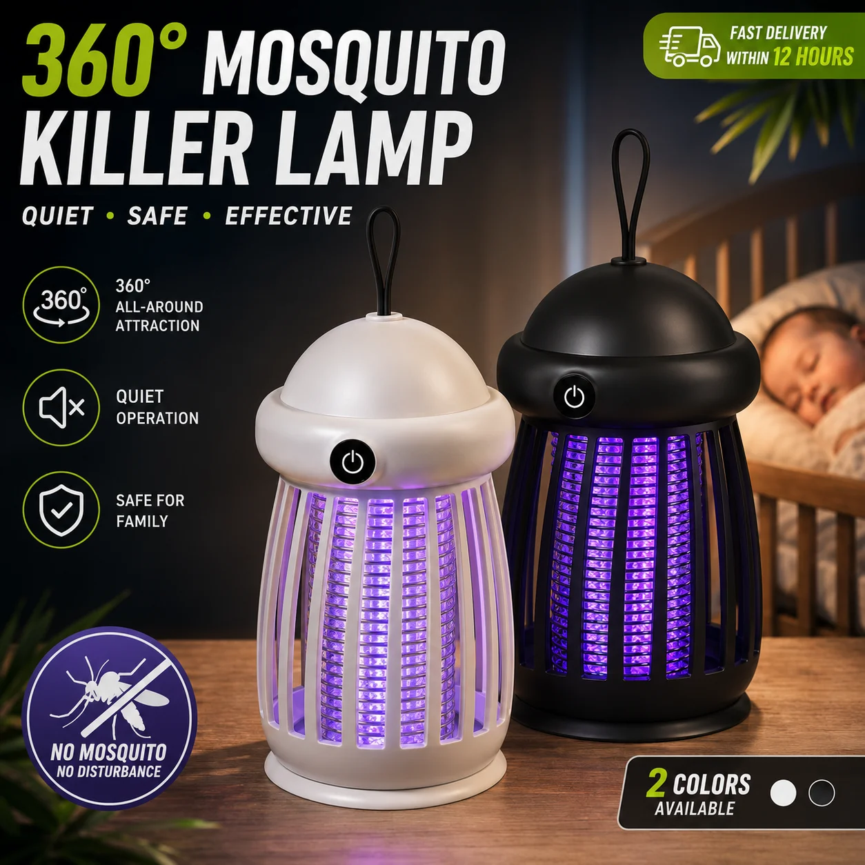 

Dual UV Mosquito Repellant Lamp USB Charging Electric Insect Trap Mosquito Repellant Night Light Outdoor Mosquito Repellant Lamp