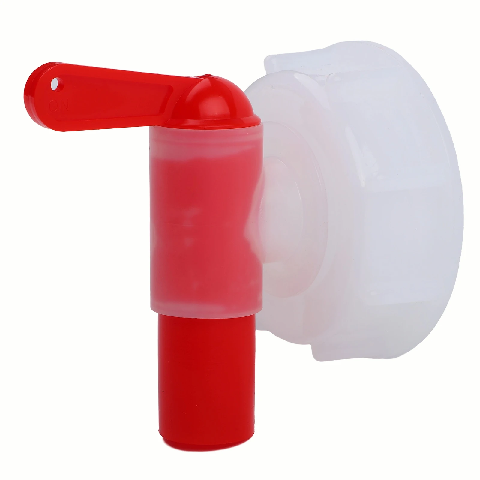 1/2 Pcs DN61 61mm Horticultural Plant Nutrient Solution Faucet Red White Plastic Faucet Litre Canister Tap Watering Faucet