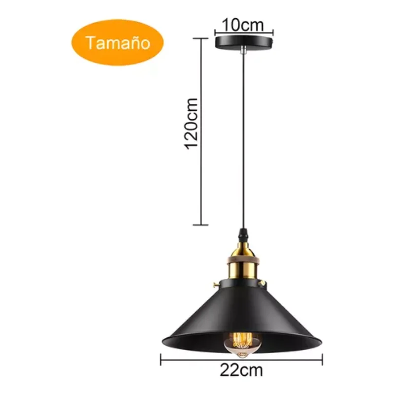 Industrial pendant light E26 E27 base pendant light 3 pieces pendant light pendant light