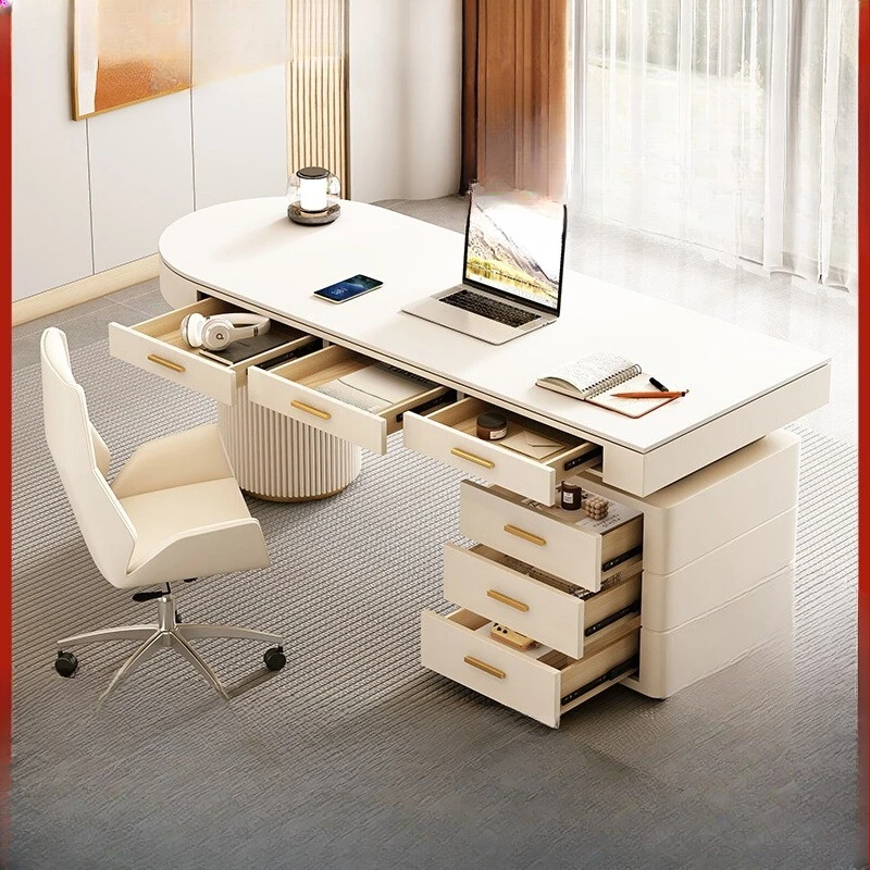 

Slate desk boss table simple and modern