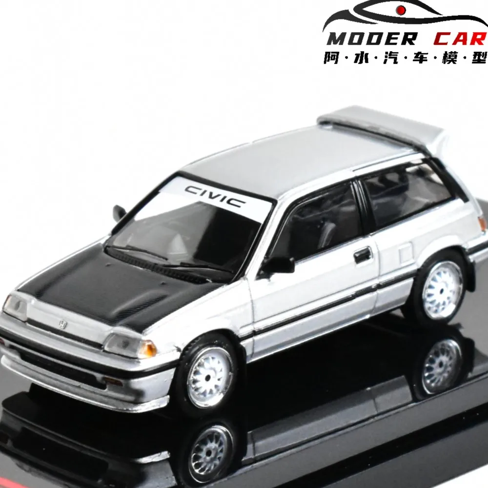 

HOBBY JAPAN 1:64 Коллекция CIVIC Si 1984, литая под давлением модель автомобиля