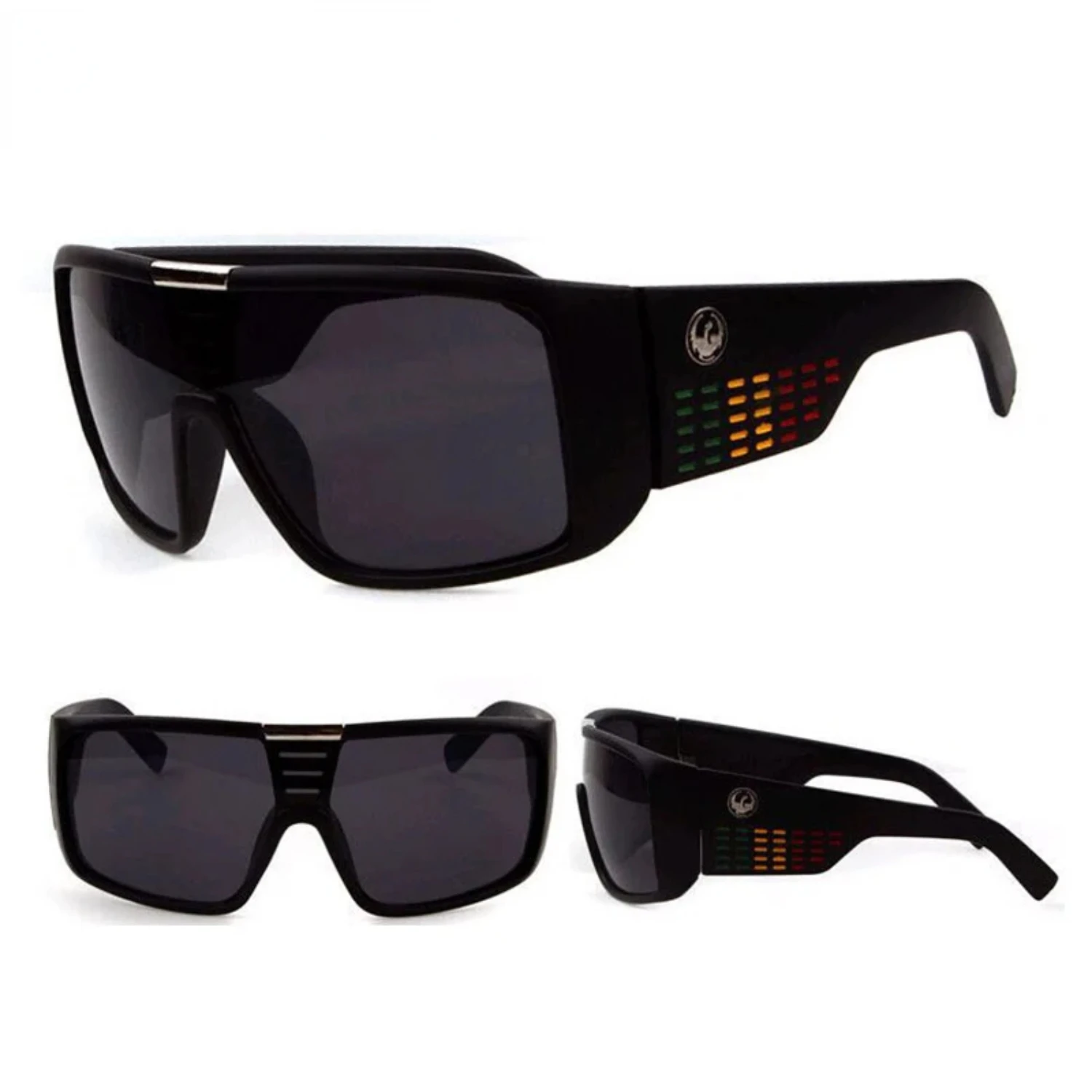 

Cycling Sunglasses Men Reflective Coating Square Sun Glasses Men Dragon Brand Design Cycling Eyewear Camping Cycling Glasses