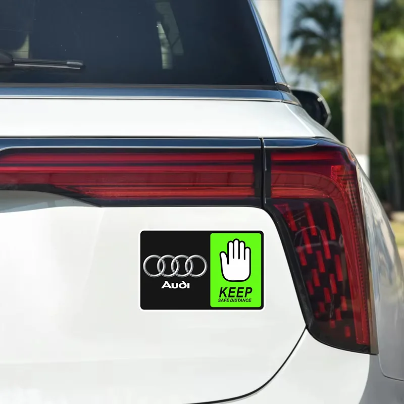 

Suitable for Audi A1 A3 A4 A5 A6 A7 A8 Q3 Q5 Q7 Q8 TT B4 B5 Sline RS Keep Distance Car Decorative Waterproof Sticker Accessories