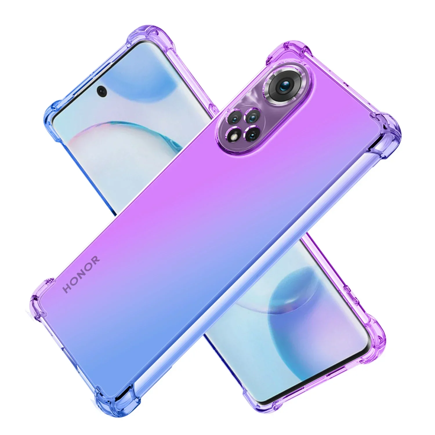 

Clear Cute Gradient Cover for Nova 9 Pro SE Nova 10 Nova 8 Y70 Y60 Slim Anti Scratch Flexible TPU Cover Shockproof Case