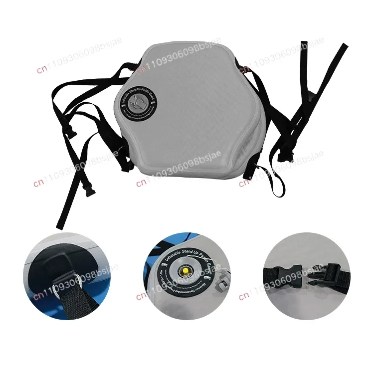PVC surf paddle board inflatable seat kayak canoe waterproof backrest seat cushion fishing boat adjustable seat