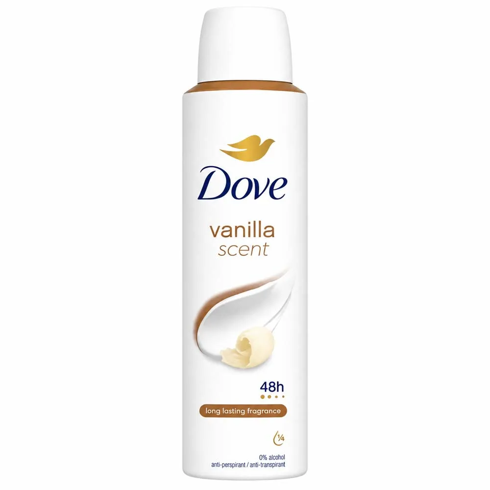 Dove Vanilla Scent 48H Anti Perspirant 150ml