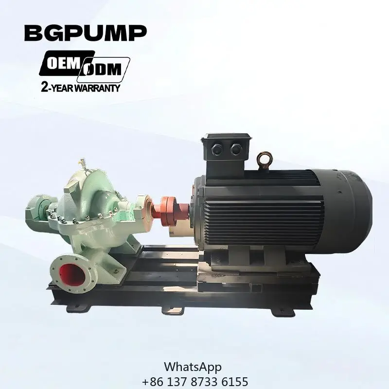 Factory Wholesale 3 Inch Electric Water Pump 20 Kw Horizontal End Suction Centrifugal Pump With Motor Power Supply