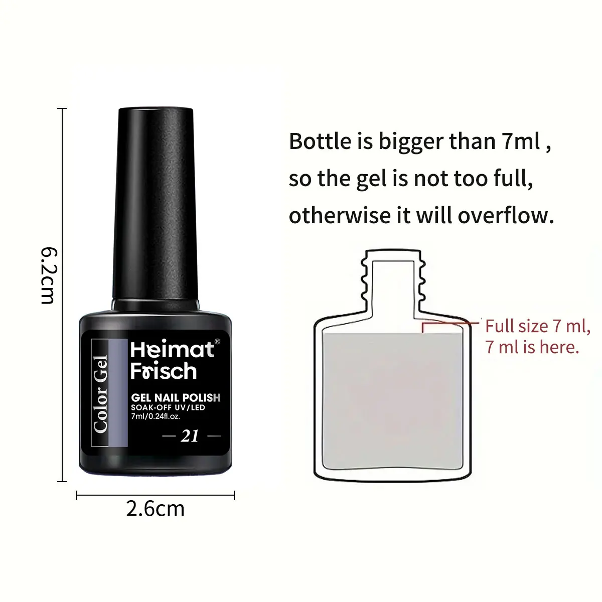 7ml gel nail polish set, classic color, semi permanent water absorption paint film, suitable for home and hair salon fingernails