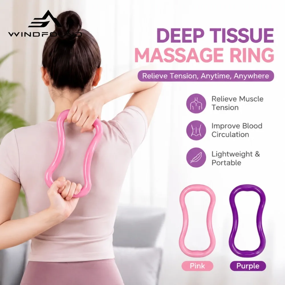 Portable Yoga Fascia Stretching Ring Fitness and Pilates Ring Massage Ring—an Essential for Yoga and Fitness