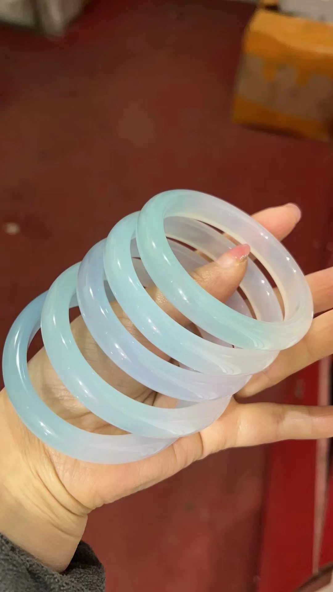 Quality Product Exquisite Jewelry Natural agate Original Ecological grace two-tone Jade Bangle Bracelet Lucky Holiday Gift - Image 4
