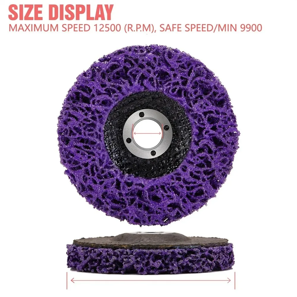 1PCS100/115/125mm Coral Disc Poly Strip Disc Diamond Grinding Wheel Flap Disc for Angle Grinder Paint Rust Removal Clean Abrasiv
