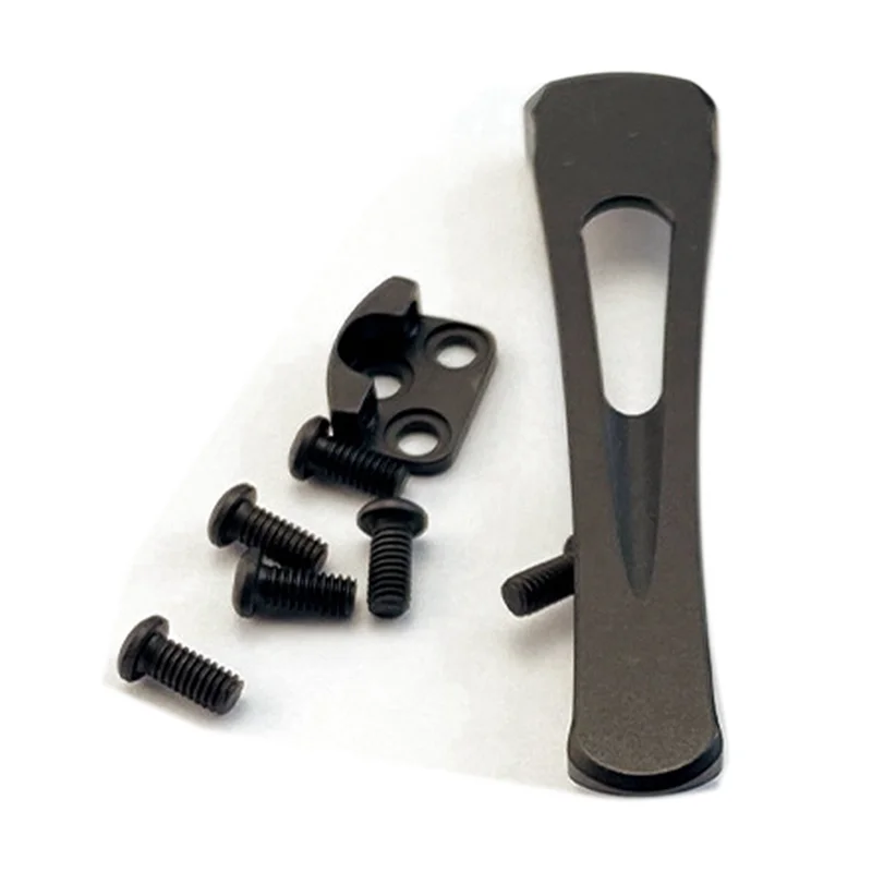 For C81 2 C223 Para 3  Knife Accessories Titanium Deep Carry Pocket Clip For  Knives Integrated Clip