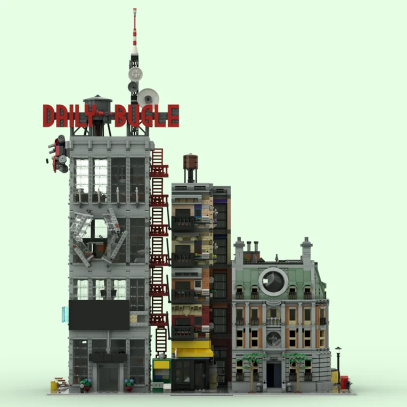 MOC-232505 Building Blocks City Street View Series Model Creative Toys Kids Adult Christmas Gifts Desktop Decoration Brick 2650P