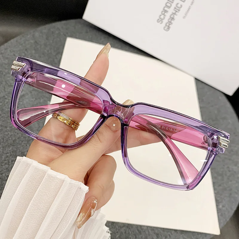 

Женские очки прямоугольной формы в европейском и американском стиле, мужские очки в оправе, очки с блокировкой синего света