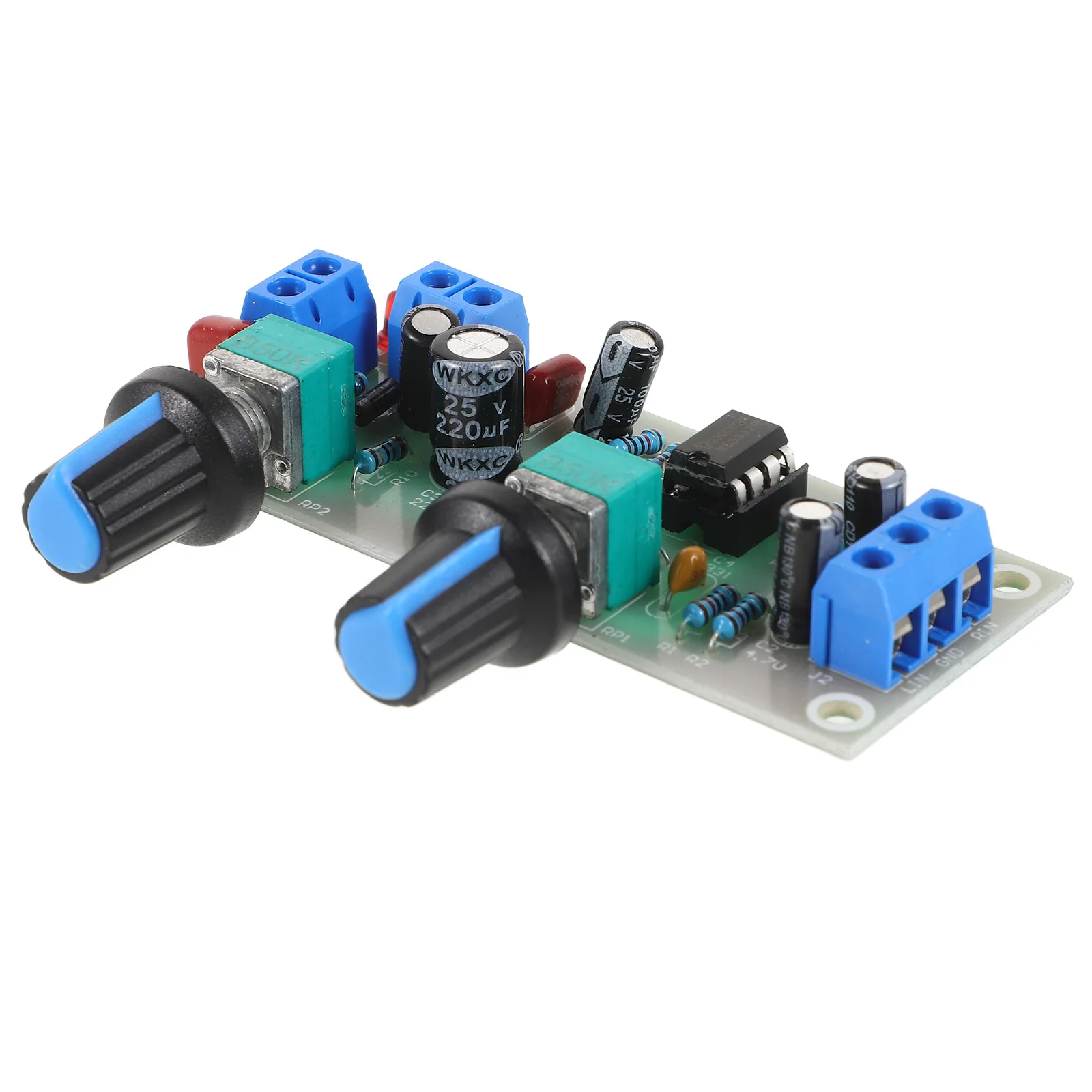 

Rotary Knob Operation Clear Sound Preamp Board Low Pass Filter Subwoofer Preamplifier Audio Component Amplifiers Speaker Parts