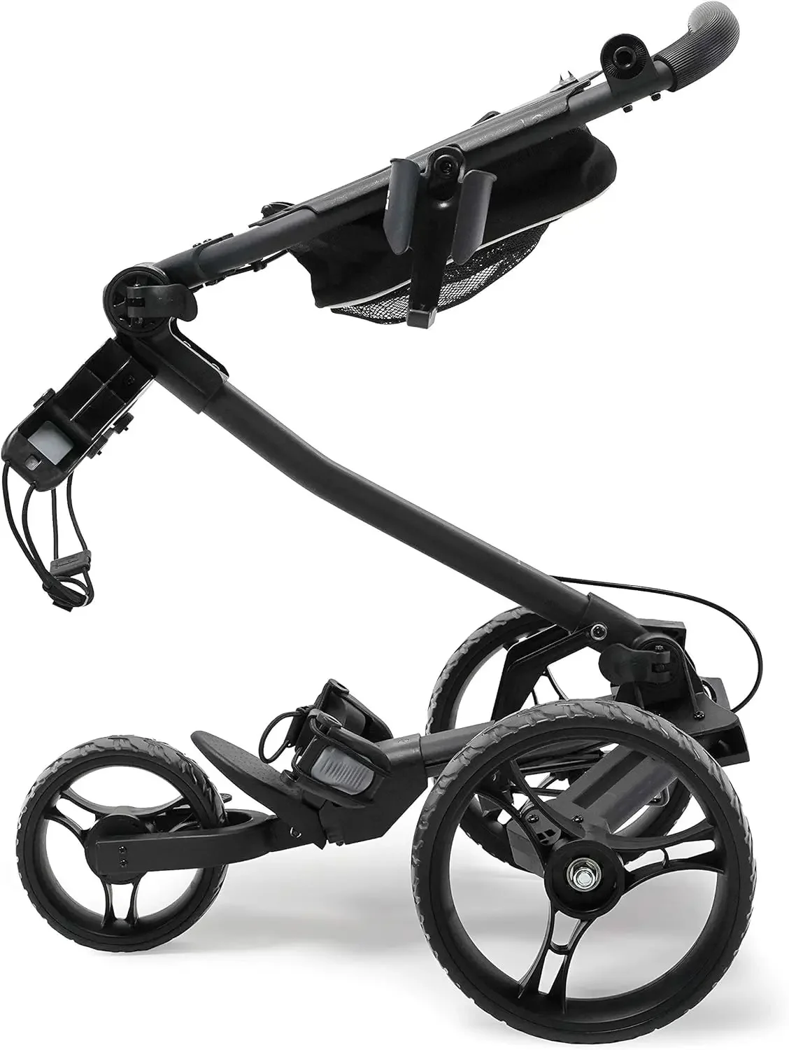 Golf Push Cart | Lightweight and Folding Golf Cart | Adjustable Golf Bag Stand